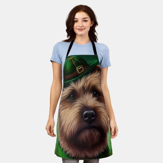 Chesapeake Bay Terrier in St Patrick's Day Dress Schürze (Getragen)