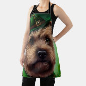 Chesapeake Bay Terrier in St Patrick's Day Dress Schürze (InSitu)