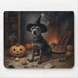 Chesapeake Bay Terrier Kürbisse Halloween Gruselig Mousepad