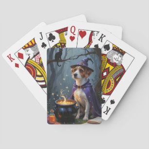 Chesapeake Bay Terrier Launiges Halloween Spielkarten