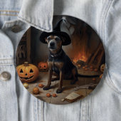Chesapeake Bay Terrier Pumpkins Halloween Beängsti Button (Beispiel)