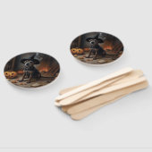 Chesapeake Bay Terrier Pumpkins Halloween Beängsti Fächer (Non-assembled)