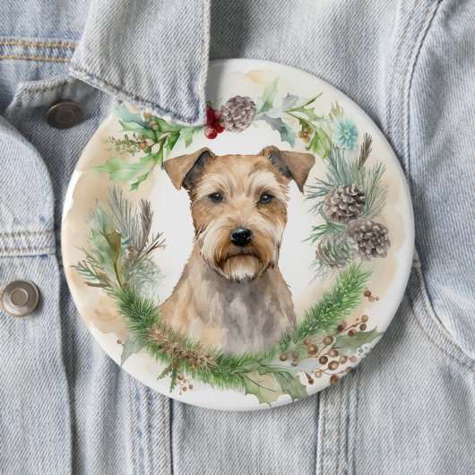 Chesapeake Bay Terrier Weihnachtsfeier Button (Beispiel)