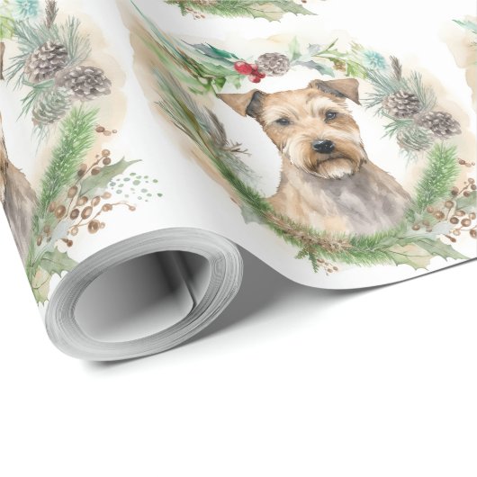 Chesapeake Bay Terrier Weihnachtsfeier Geschenkpapier (Rolleneckpunkt)