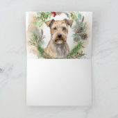 Chesapeake Bay Terrier Weihnachtsfeier Karte (Innenseite)