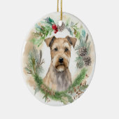 Chesapeake Bay Terrier Weihnachtsfeier Keramik Ornament (Rechts)