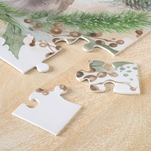 Chesapeake Bay Terrier Weihnachtsfeier Puzzle (Seite)