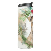 Chesapeake Bay Terrier Weihnachtsfeier Thermosbecher (Nach links gedreht)