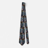 Chesapeake Bay Terrier Whimsical Halloween Krawatte (Vorderseite)