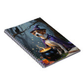 Chesapeake Bay Terrier Whimsical Halloween Notizblock (Rechte Seite)