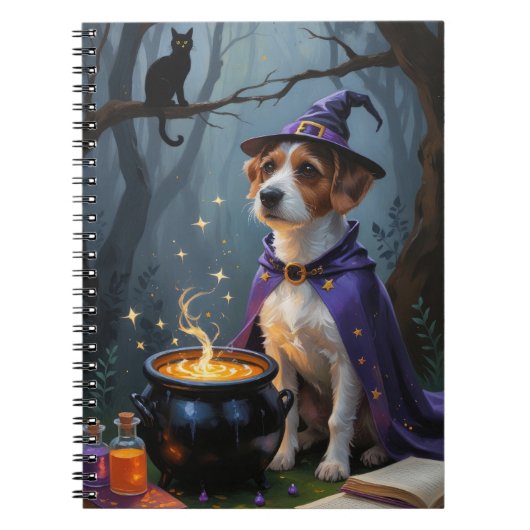 Chesapeake Bay Terrier Whimsical Halloween Notizblock (Vorderseite)