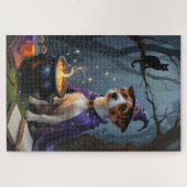 Chesapeake Bay Terrier Whimsical Halloween Puzzle (Horizontal)