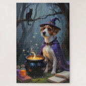 Chesapeake Bay Terrier Whimsical Halloween Puzzle (Vertikal)