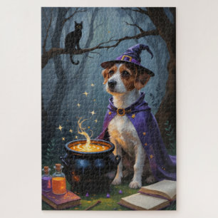 Chesapeake Bay Terrier Whimsical Halloween Puzzle