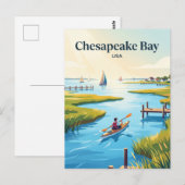 Chesapeake Bay USA Postkarte (Vorne/Hinten)