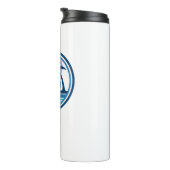 Chesapeake Beach Maryland Palm Tree Birds Thermosbecher (Nach rechts gedreht)