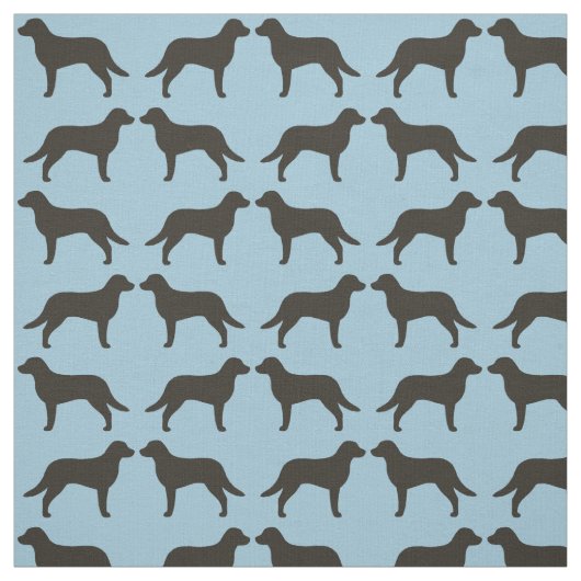 Chesapeake-Bucht-Retriever-Silhouette-Muster Stoff (Muster)