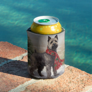 Chesapeake Dog in Schnee Weihnachten Dosenkühler