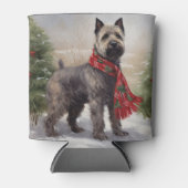 Chesapeake Dog in Schnee Weihnachten Dosenkühler (Vorderseite)