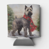 Chesapeake Dog in Schnee Weihnachten Dosenkühler (Rückseite)