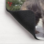 Chesapeake Dog in Schnee Weihnachten Mousepad (Ecke)