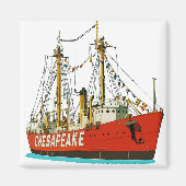 Chesapeake Lightship Magnet (Vorne)