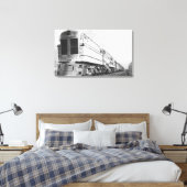 Chesapeake & Ohio Bahn "500" Lokomotive Leinwanddruck (Insitu (Schlafzimmer))