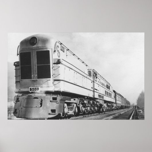 Chesapeake & Ohio Bahn "500" Lokomotive Poster (Vorne)