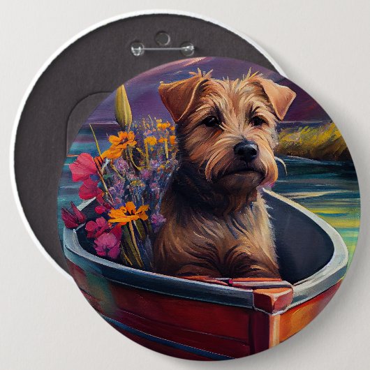 Chesapeake on a Paddle: Ein Landschaftliches Abent Button (Vorne & Hinten)