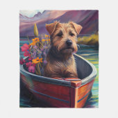 Chesapeake on a Paddle: Ein Landschaftliches Abent Fleecedecke (Vorderseite)