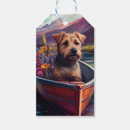 Chesapeake on a Paddle: Ein Landschaftliches Abent Geschenkanhänger (Vorderseite)