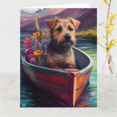 Chesapeake on a Paddle: Ein Landschaftliches Abent Karte (Gelbe Blume)