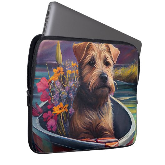 Chesapeake on a Paddle: Ein Landschaftliches Abent Laptopschutzhülle (Vorne Rechts)