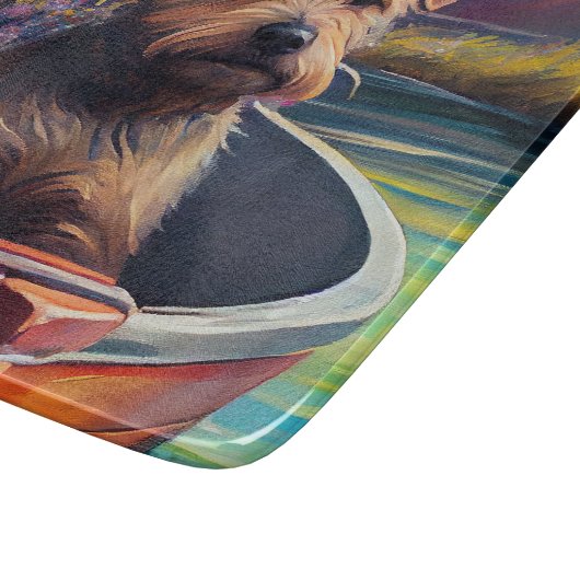 Chesapeake on a Paddle: Ein Landschaftliches Abent Schneidebrett (Ecke)