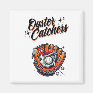 Chesapeake Oyster Catchers Baseball Magnet