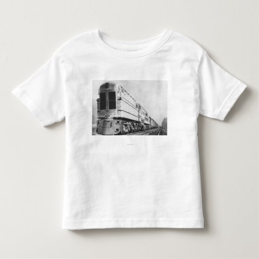 Chesapeake u. Ohio-Eisenbahn "500" Lokomotive Kleinkind T-shirt (Vorderseite)