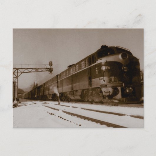 Chesapeake und Ohio Motor 4815 Postkarte (Vorderseite)