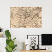 Chesapeake und Ohio Railway Poster (Heimbüro)