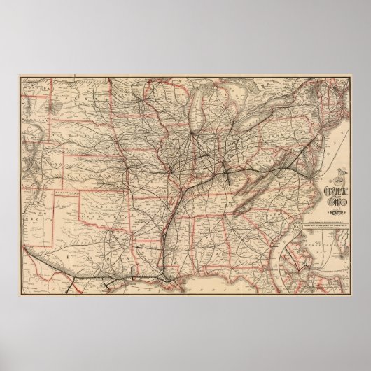 Chesapeake und Ohio Railway Poster (Vorne)