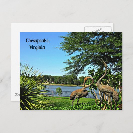 Chesapeake, Virginia Postkarte (Vorne/Hinten)