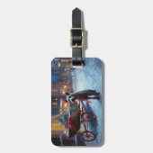 Chesapeake Weihnachtsfeiertage Gepäckanhänger (Vorderseite vertikal)