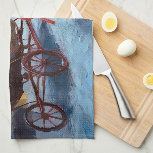 Chesapeake Weihnachtsfeiertage Geschirrtuch (Viertel Falte)