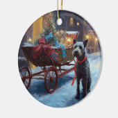 Chesapeake Weihnachtsfeiertage Keramik Ornament (Links)