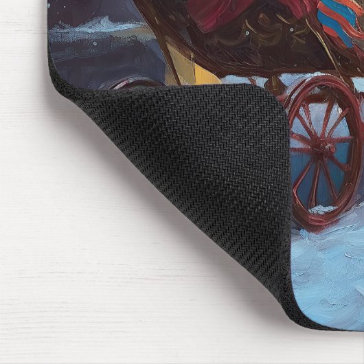 Chesapeake Weihnachtsfeiertage Mousepad (Ecke)