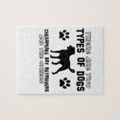 Chesapeakebuchtretriever-Tier ENTWÜRFE Puzzle (Horizontal)