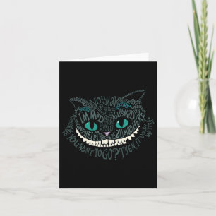 Cheshire Alice Cat waren alle tot Here Wonderland  Karte