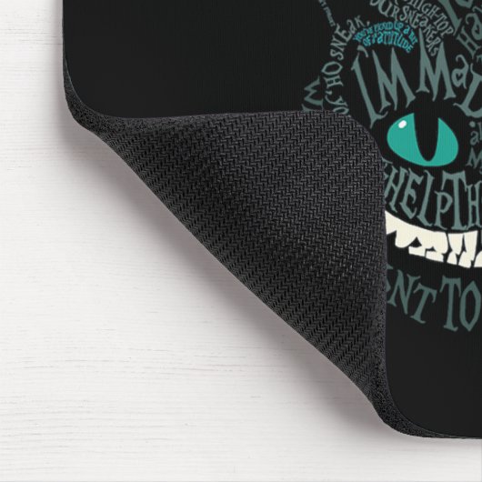 Cheshire Alice Cat Wir sind alle Mad Here Wonderla Mousepad (Ecke)