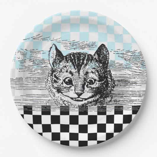 Cheshire Cat 1 Pappteller (Vorderseite)