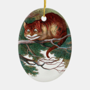Cheshire Cat 2 Keramikornament