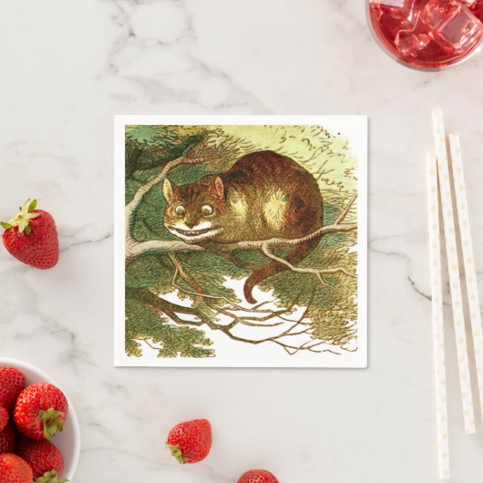 Cheshire Cat 2 Serviette (Beispiel)